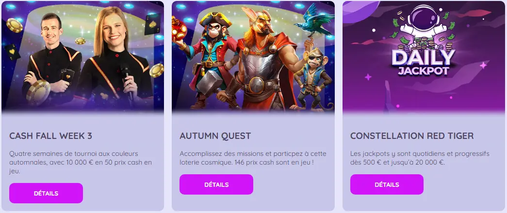 Bonus de dépôt – pourcentage ajouté sur le rechargement du compte joueur